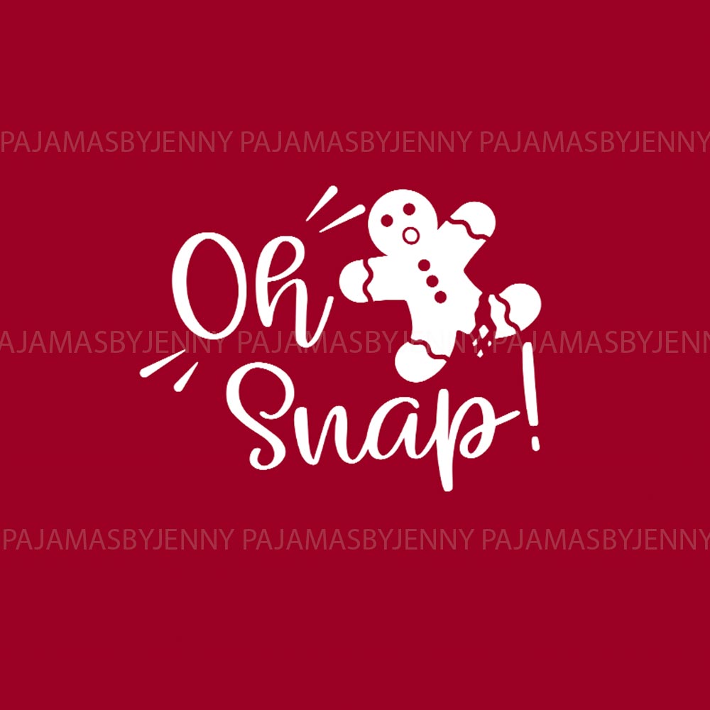 Oh Snap Gingerbread Man Family And Dog Holiday Pajamas Oh Snap Gingerbread Man Family And Dog Holiday Pajamas