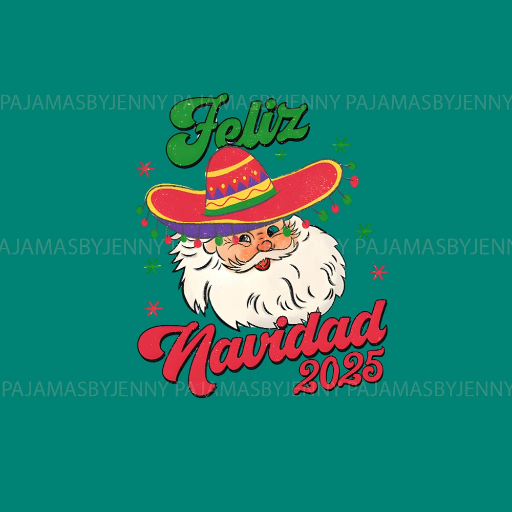 Fun Feliz Navidad Christmas Santa Matching Dog Family Pajamas Fun Feliz Navidad Christmas Santa Matching Dog Family Pajamas