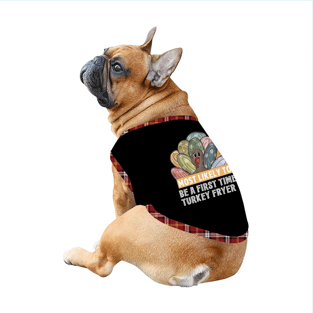 Black Most Likely To Turkey Matching Family Thanksgiving Pajamas with Custom Design Black Most Likely To Turkey Matching Family Thanksgiving Pajamas with Custom Design