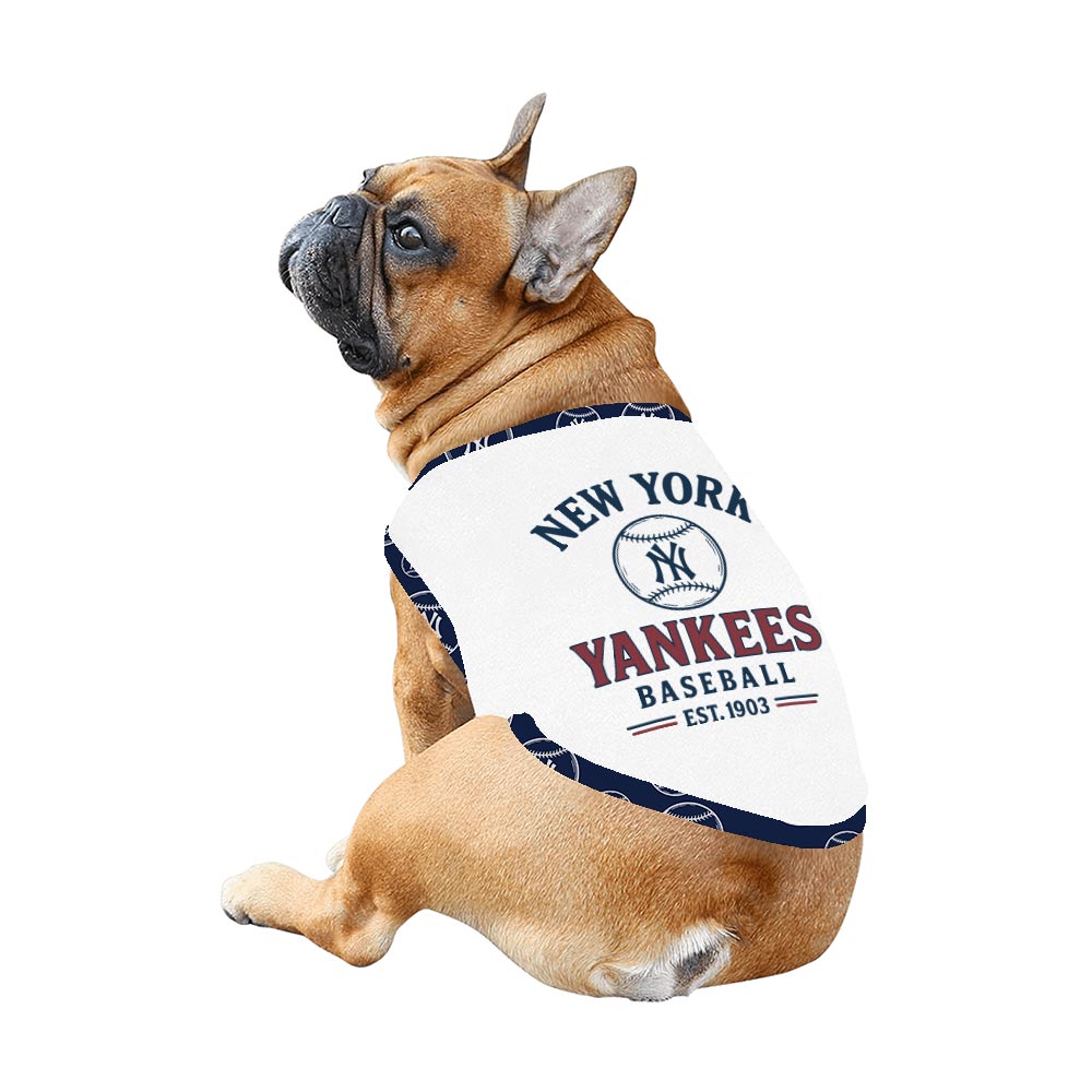 New York Yankees Baseball Family Pajamas With Dog New York Yankees Baseball Family Pajamas With Dog