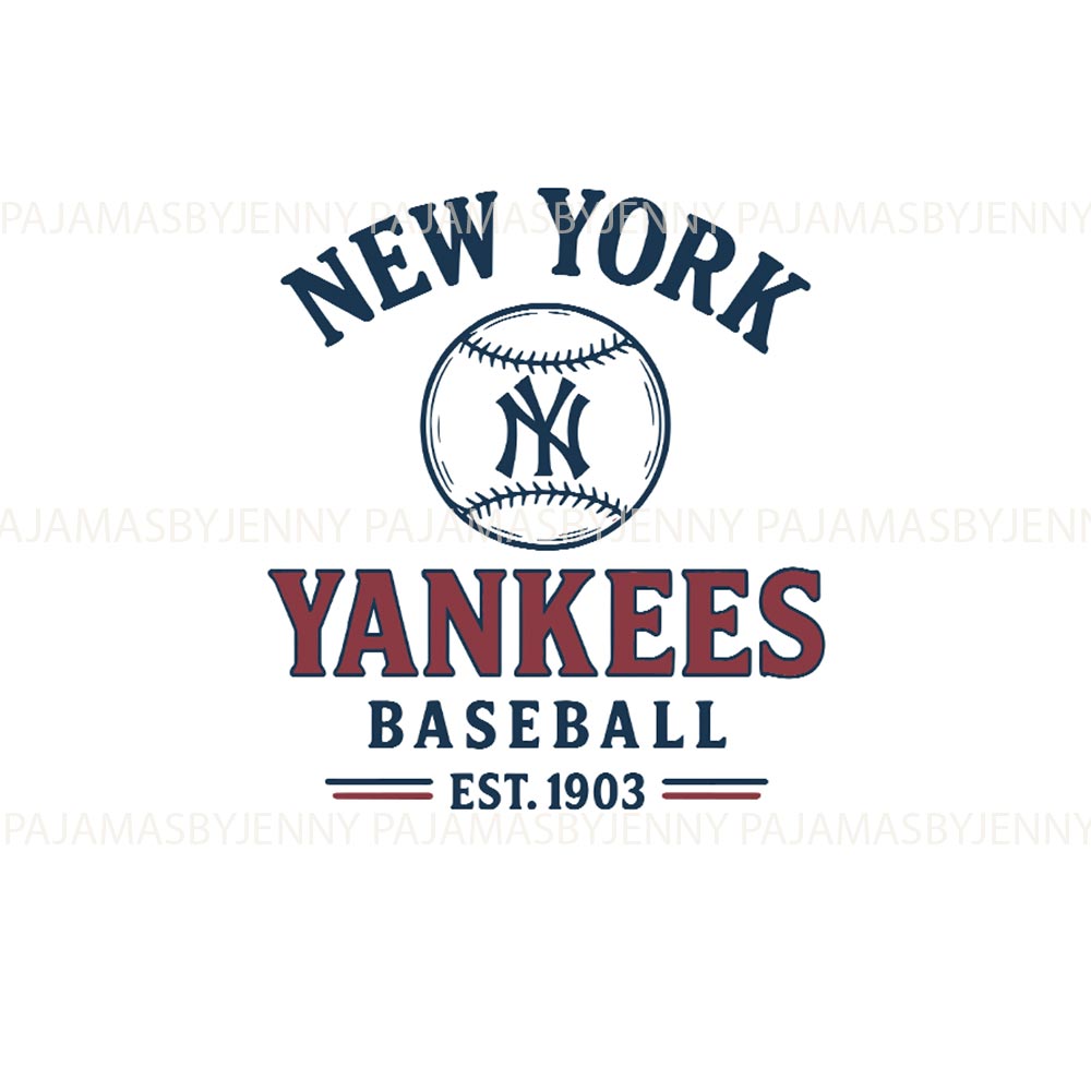 New York Yankees Baseball Family Pajamas With Dog New York Yankees Baseball Family Pajamas With Dog