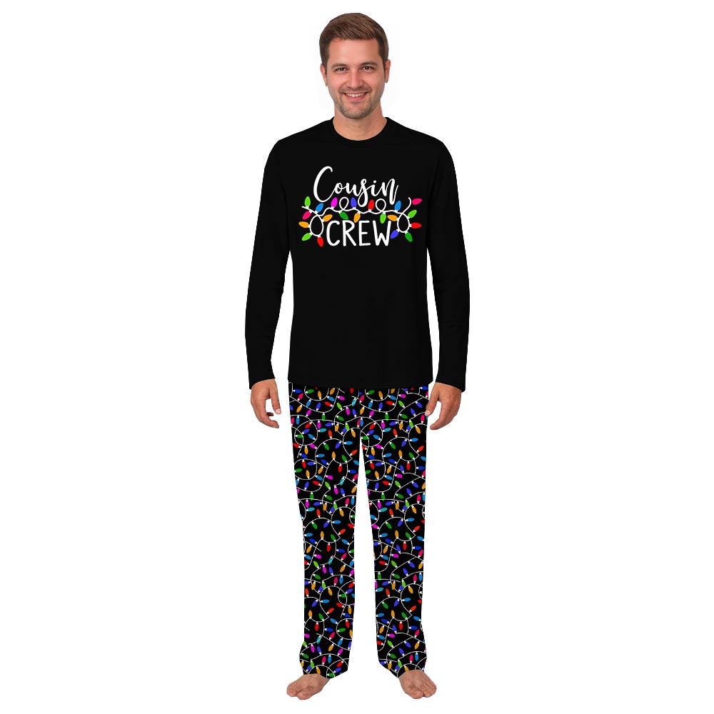 Xmas Lights Cousin Crew Christmas Dog And Owner Pajamas Xmas Lights Cousin Crew Christmas Dog And Owner Pajamas