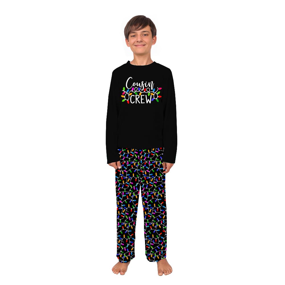 Xmas Lights Cousin Crew Christmas Dog And Owner Pajamas Xmas Lights Cousin Crew Christmas Dog And Owner Pajamas