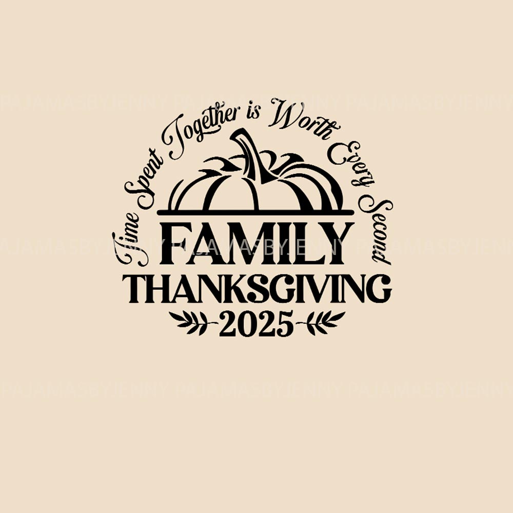 Time Spent Together Quote Matching Thanksgiving PJs with Pumpkin Time Spent Together Quote Matching Thanksgiving PJs with Pumpkin