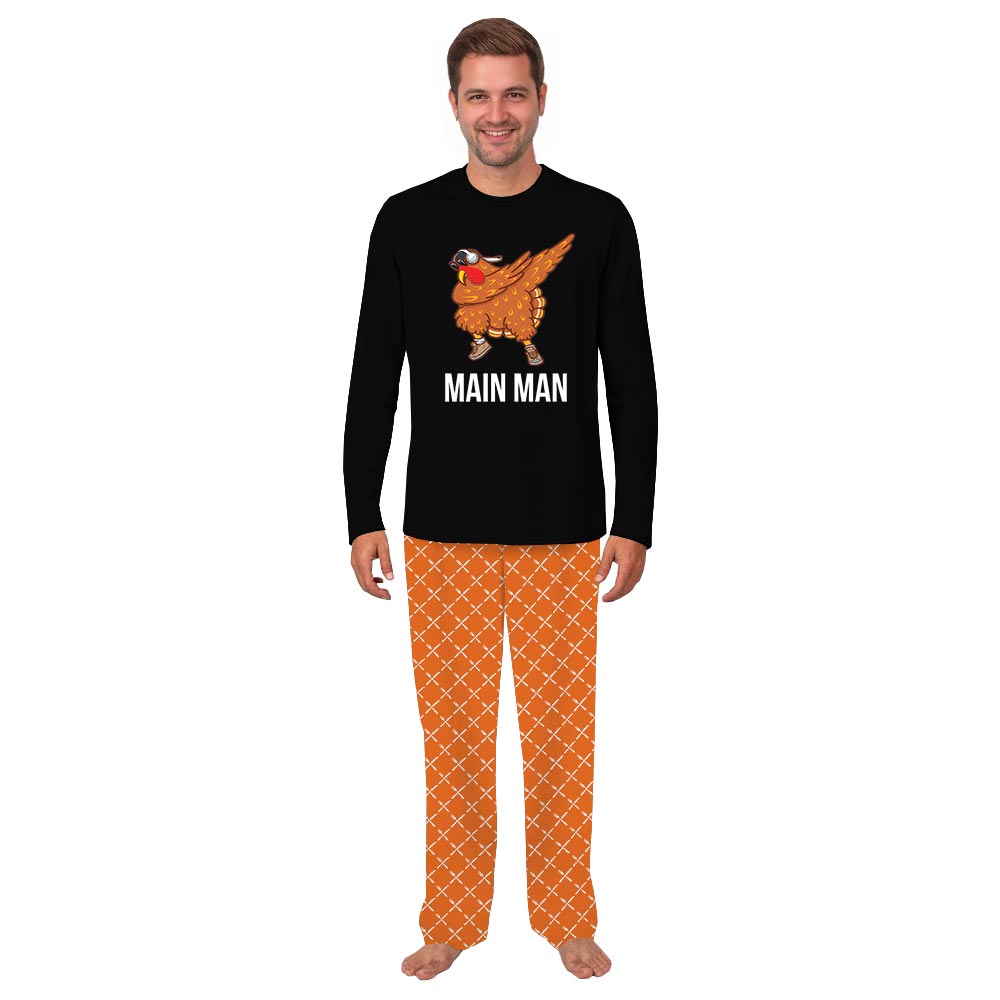 Thanksgiving Family Dinner Design Custom Family Pajama Sets Thanksgiving Family Dinner Design Custom Family Pajama Sets