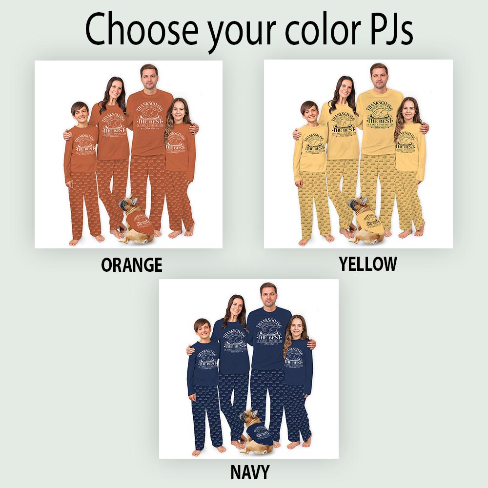 Thanksgiving Family Dysfunction Quote Custom Family Pajamas Thanksgiving Family Dysfunction Quote Custom Family Pajamas