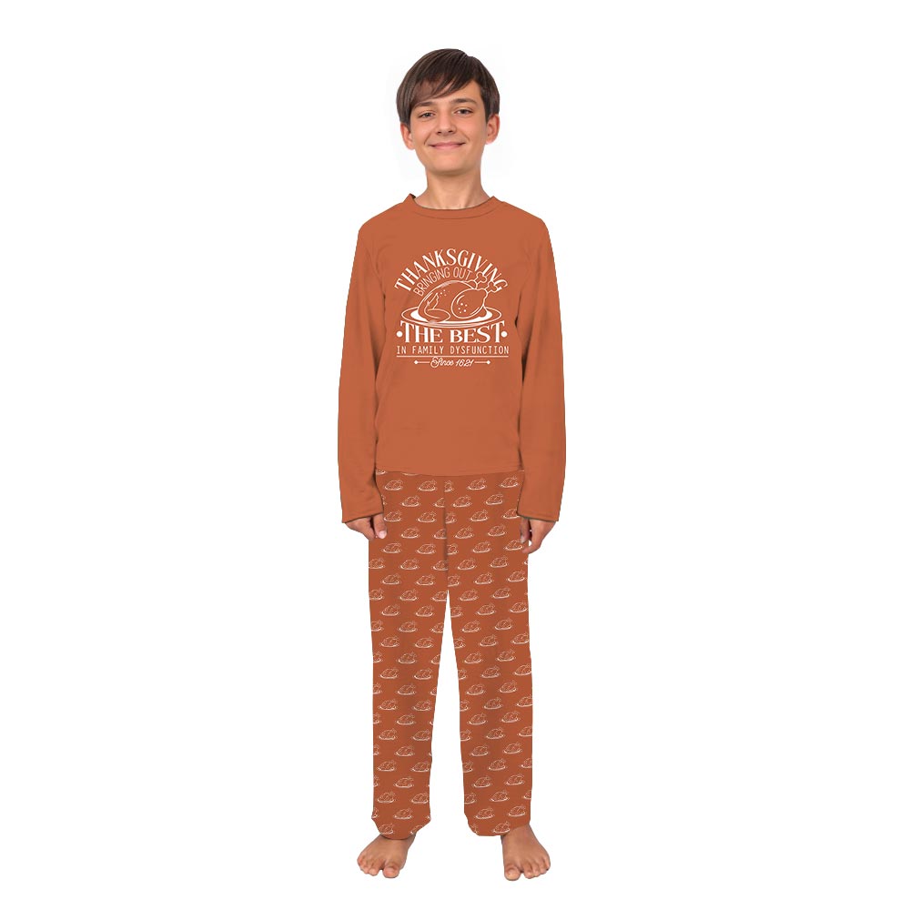 Thanksgiving Family Dysfunction Quote Custom Family Pajamas Thanksgiving Family Dysfunction Quote Custom Family Pajamas