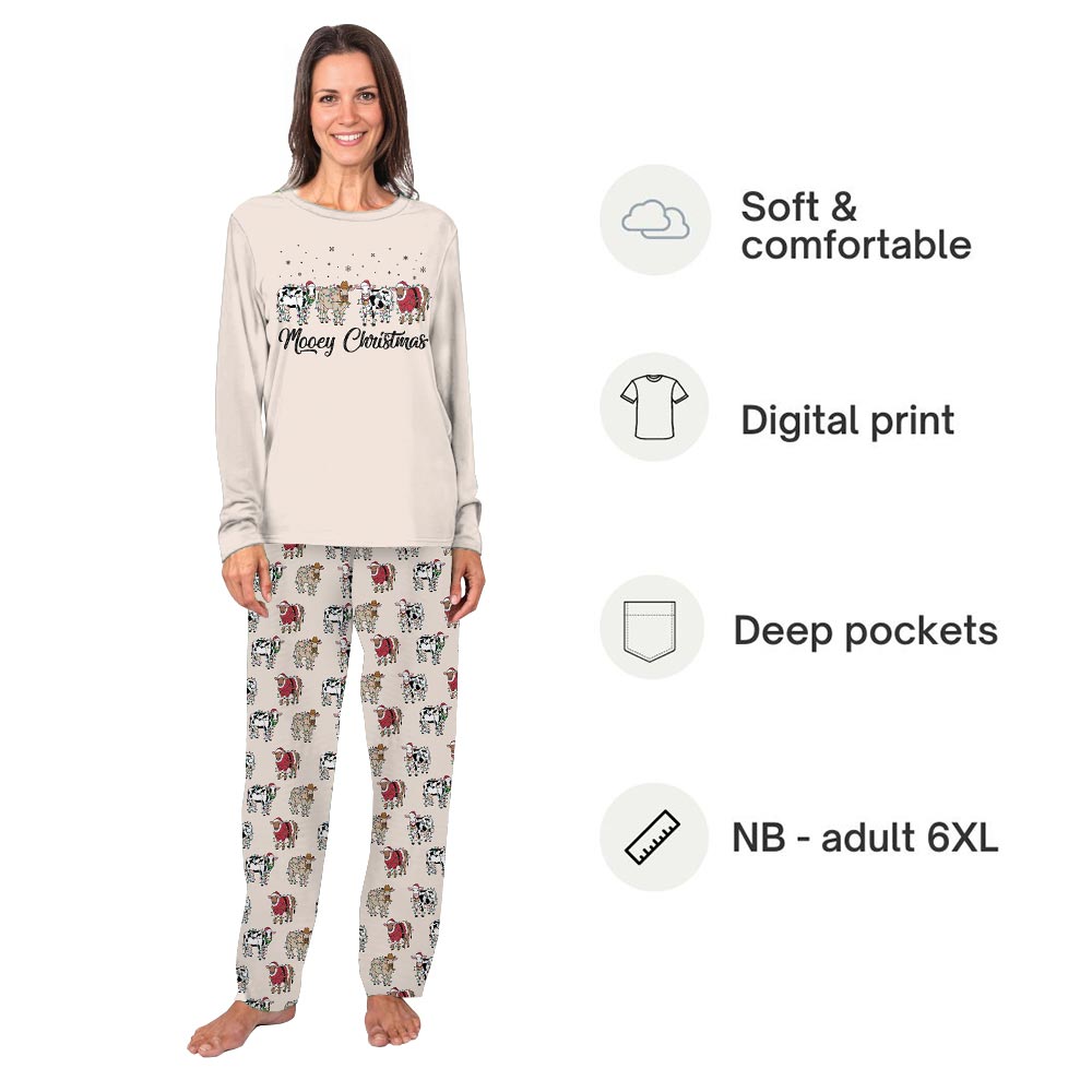 Cute Christmas Animal Farm Family And Dog Pjs Cute Christmas Animal Farm Family And Dog Pjs