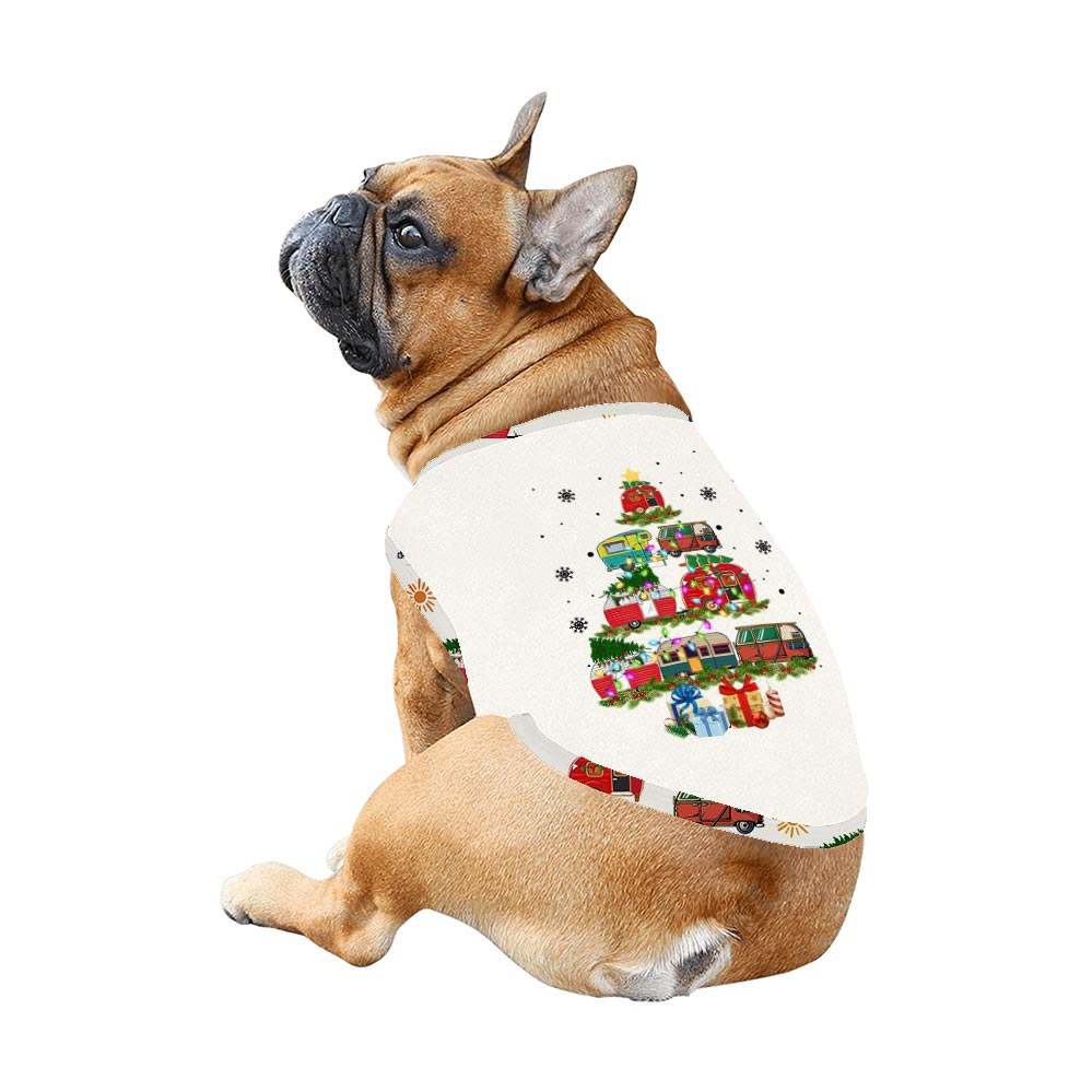 White Christmas Tree Car Matching People Dog Pajamas White Christmas Tree Car Matching People Dog Pajamas