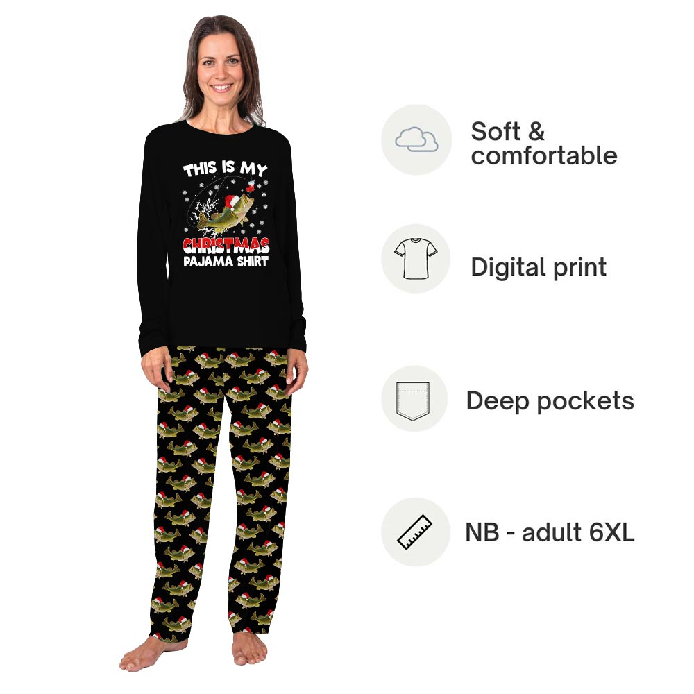 Festive Christmas Fish Matching Pjs Family And Dog Festive Christmas Fish Matching Pjs Family And Dog