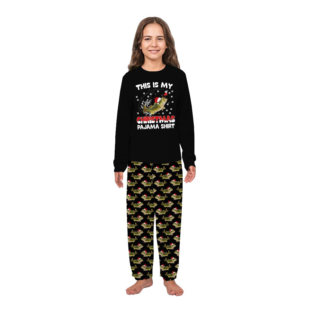 Festive Christmas Fish Matching Pjs Family And Dog Festive Christmas Fish Matching Pjs Family And Dog