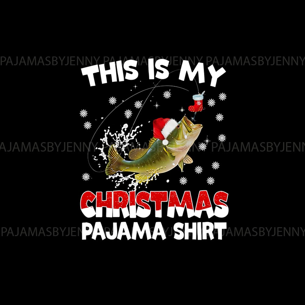 Festive Christmas Fish Matching Pjs Family And Dog Festive Christmas Fish Matching Pjs Family And Dog