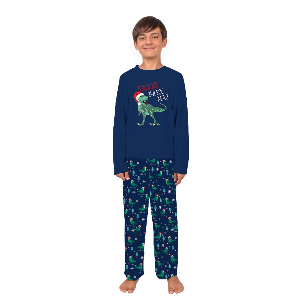 Merry T-Rex Mas Jammies For Your Families Dog Merry T-Rex Mas Jammies For Your Families Dog