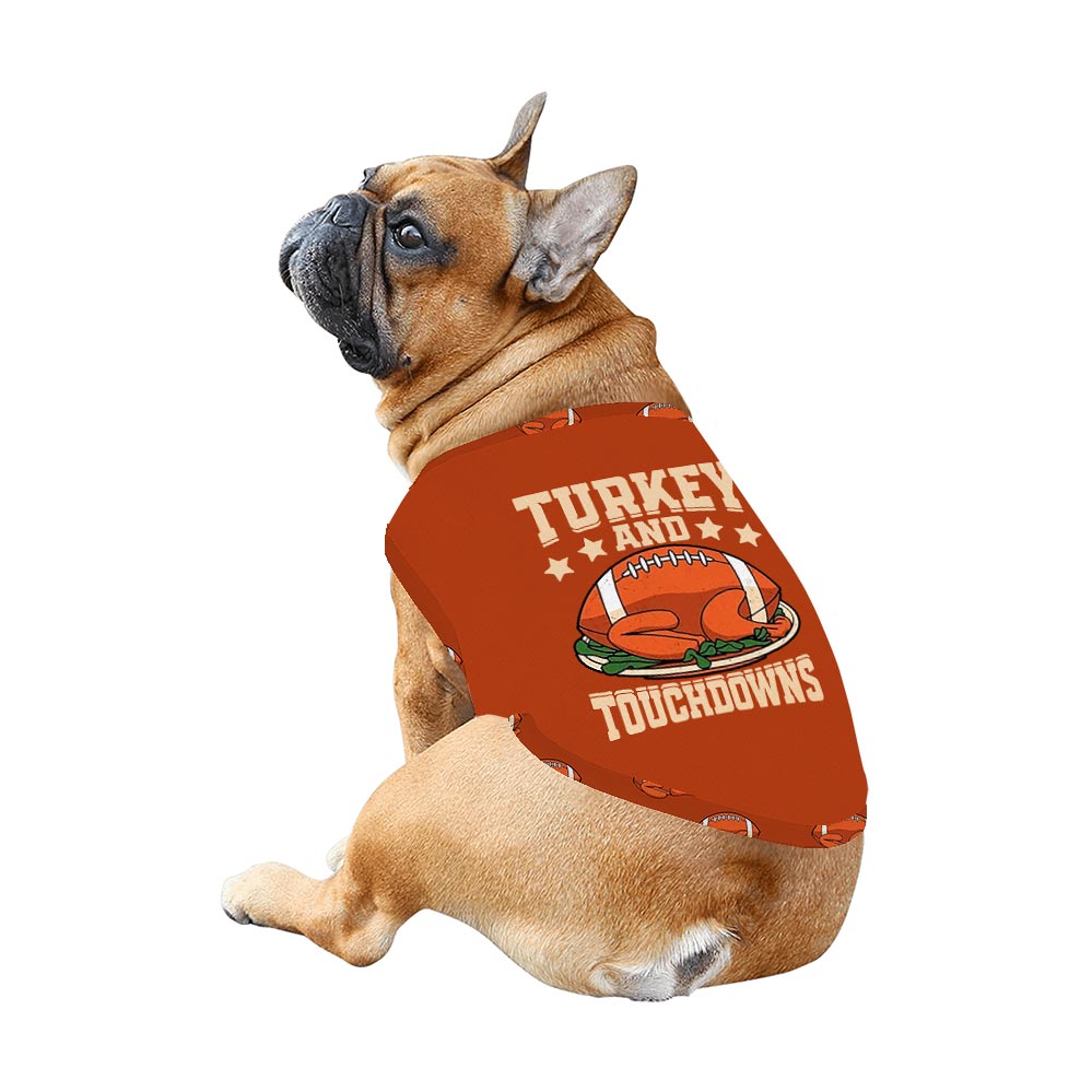 Thanksgiving Matching Pajamas with Turkey and Football Theme Thanksgiving Matching Pajamas with Turkey and Football Theme