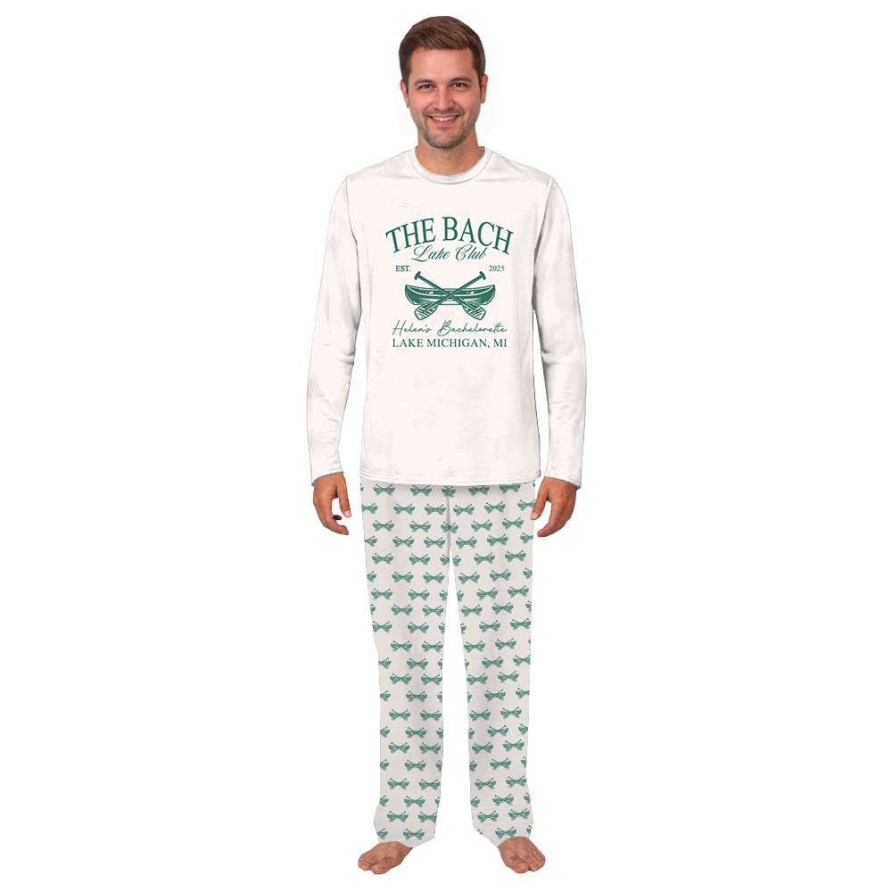 Bachelorette Custom Family Pajamas with The Bach Lake Theme
