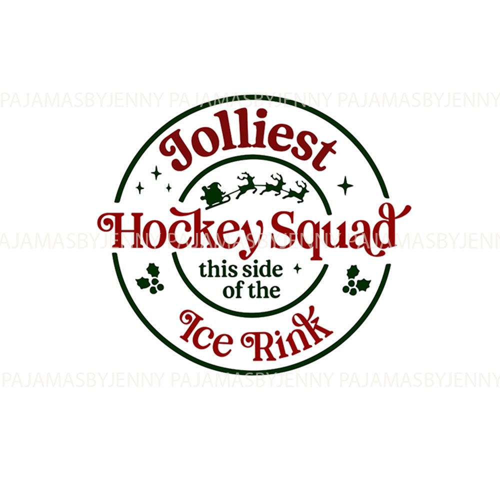 Custom Hockey Squad Quote Family With Dog Christmas Pajamas