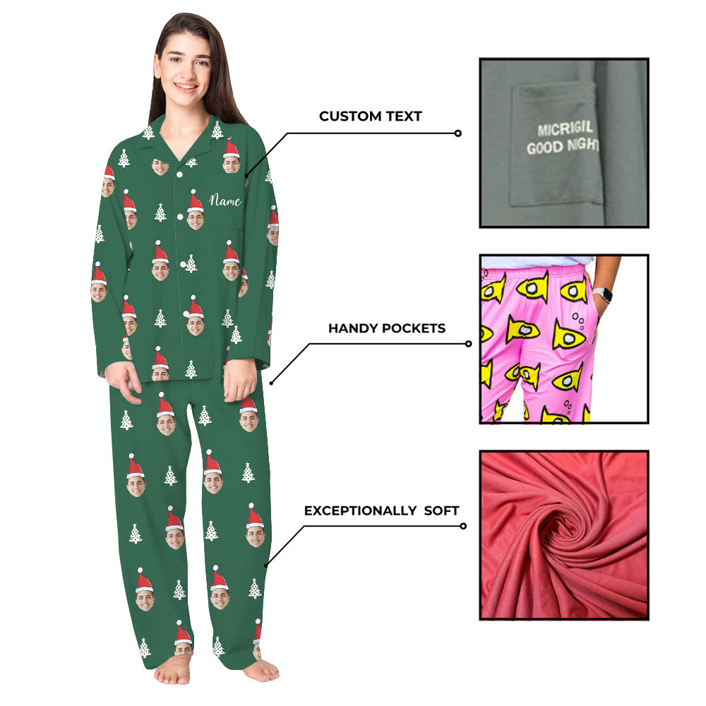 Plus Size Christmas Pajamas With Faces On Them Plus Size Christmas Pajamas With Faces On Them