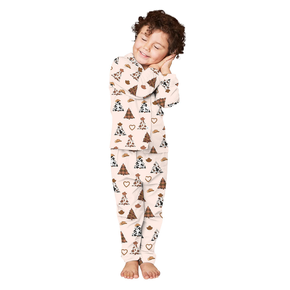 Personalized Cow Christmas Tree Family Christmas Pajamas Personalized Cow Christmas Tree Family Christmas Pajamas