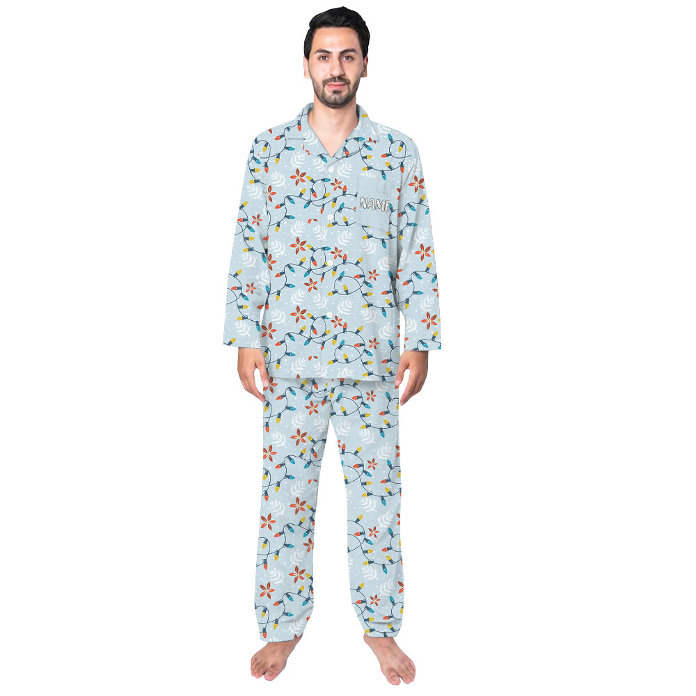 Adorable Christmas Poinsettia Matching Family Pajamas