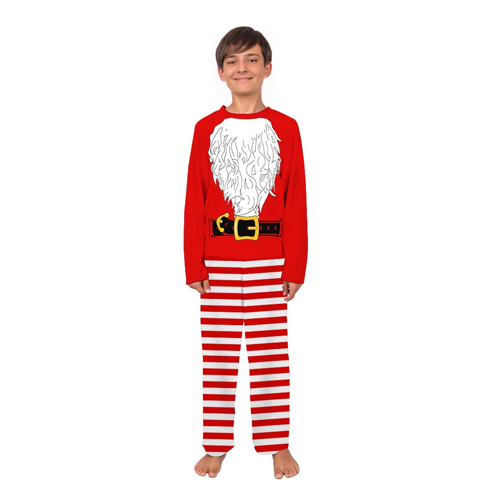 Funny Elf and Santa Set Christmas Pajamas Dog And Owner Funny Elf and Santa Set Christmas Pajamas Dog And Owner