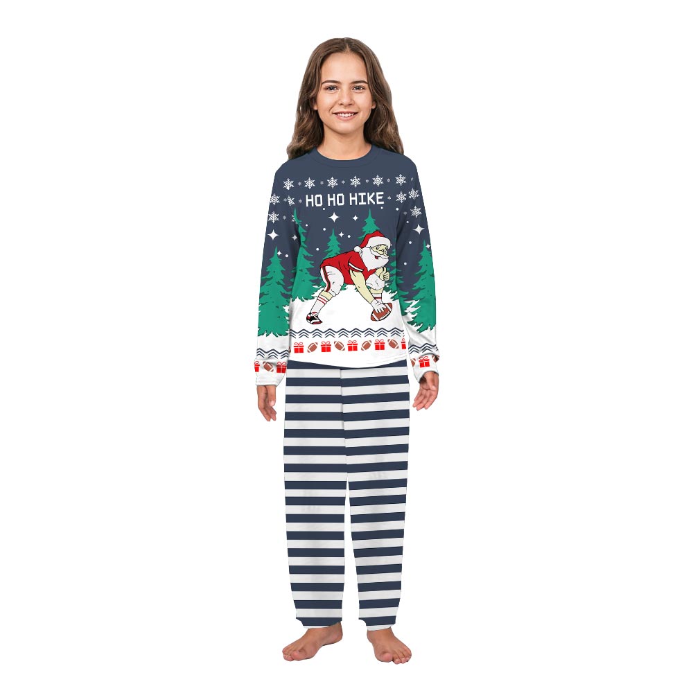 Santa Playing Football Matching Pjs With Your Dog Santa Playing Football Matching Pjs With Your Dog