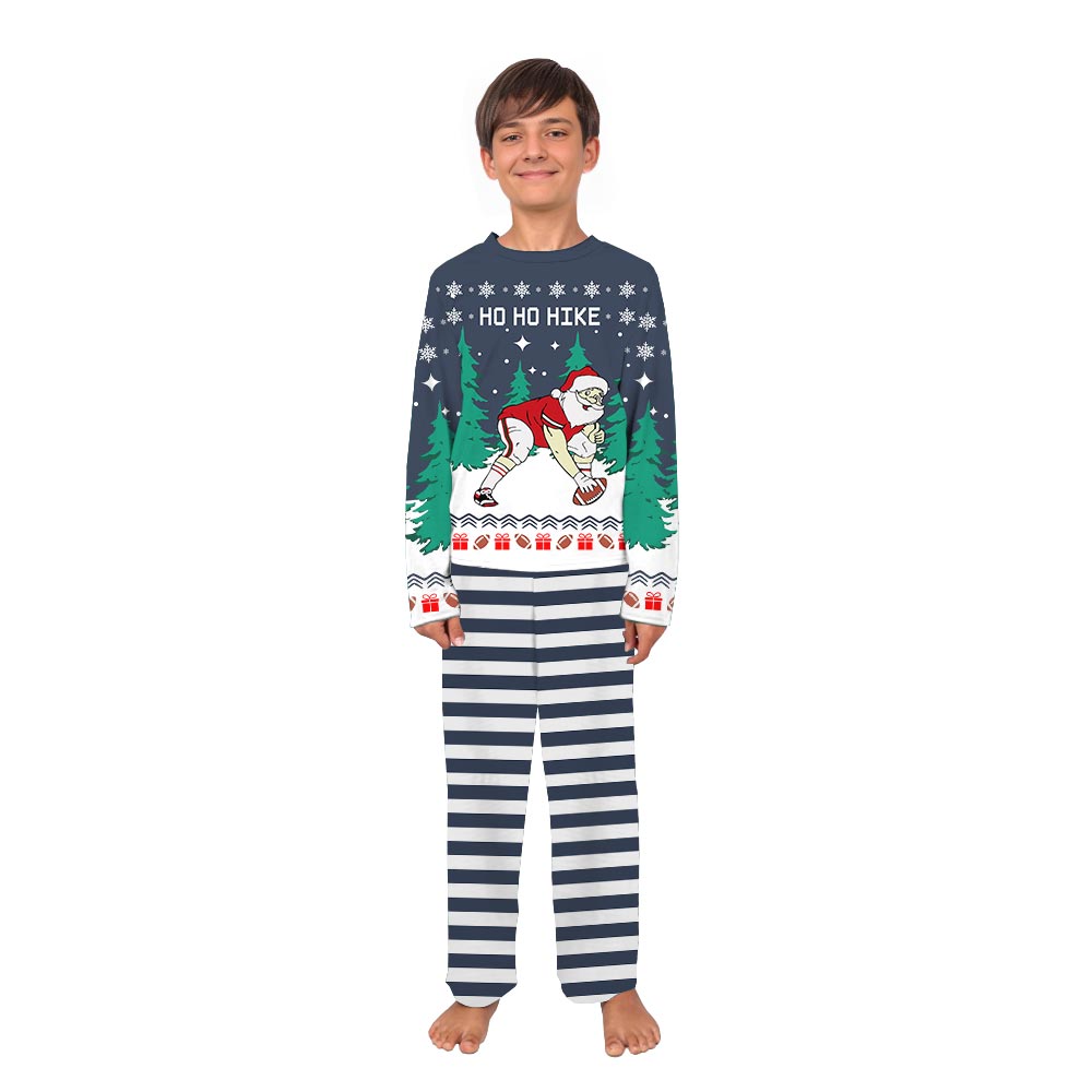 Santa Playing Football Matching Pjs With Your Dog Santa Playing Football Matching Pjs With Your Dog