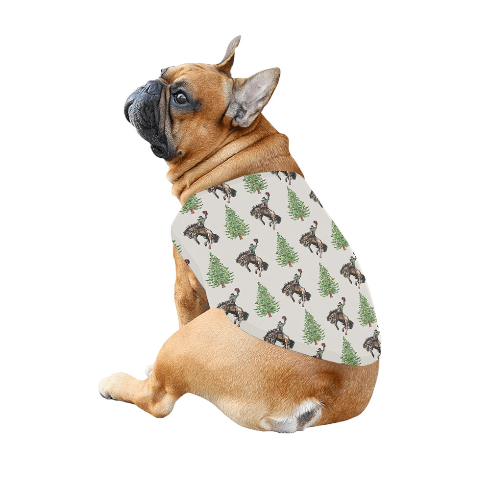 Strong Cowboy Christmas Family Pajamas And Dog Strong Cowboy Christmas Family Pajamas And Dog