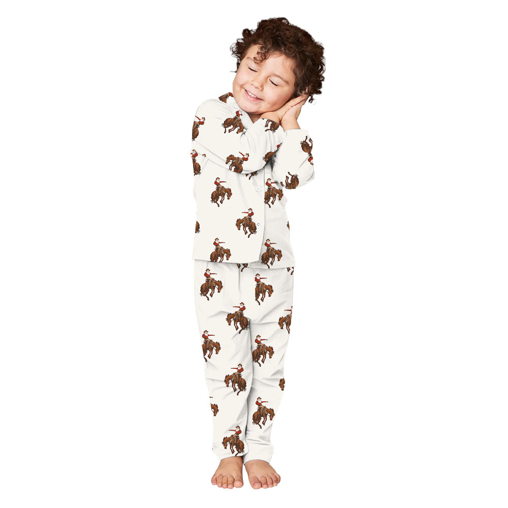 Bold Western Family Christmas Pajamas With Custom Name Bold Western Family Christmas Pajamas With Custom Name