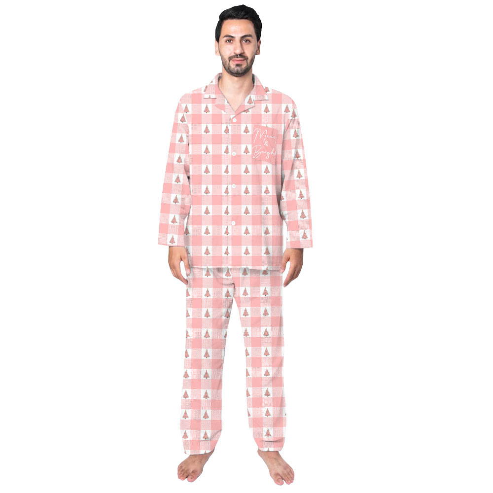 Adorable Matching Family Pink Christmas Pajamas Adorable Matching Family Pink Christmas Pajamas