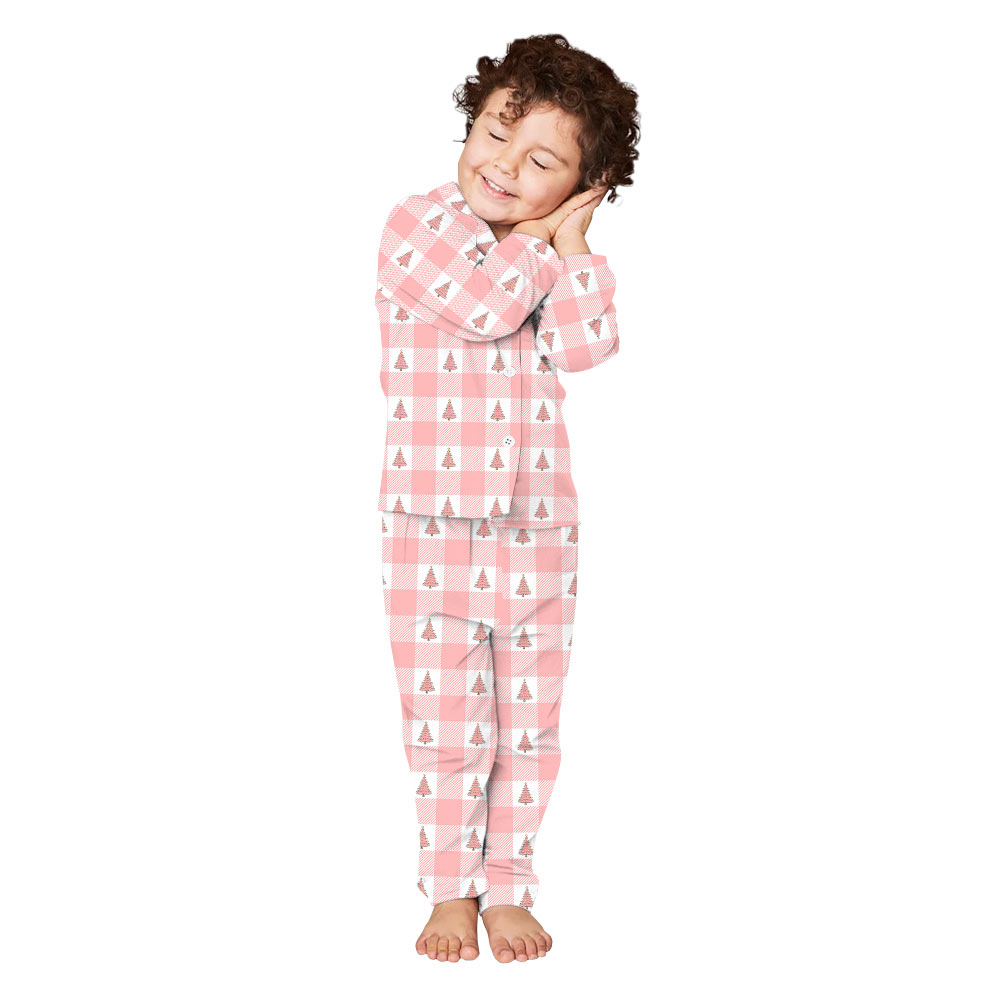 Adorable Matching Family Pink Christmas Pajamas Adorable Matching Family Pink Christmas Pajamas