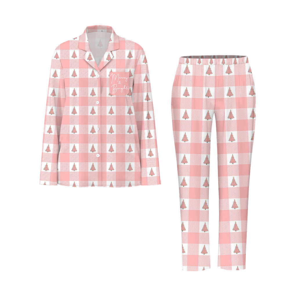 Adorable Matching Family Pink Christmas Pajamas Adorable Matching Family Pink Christmas Pajamas
