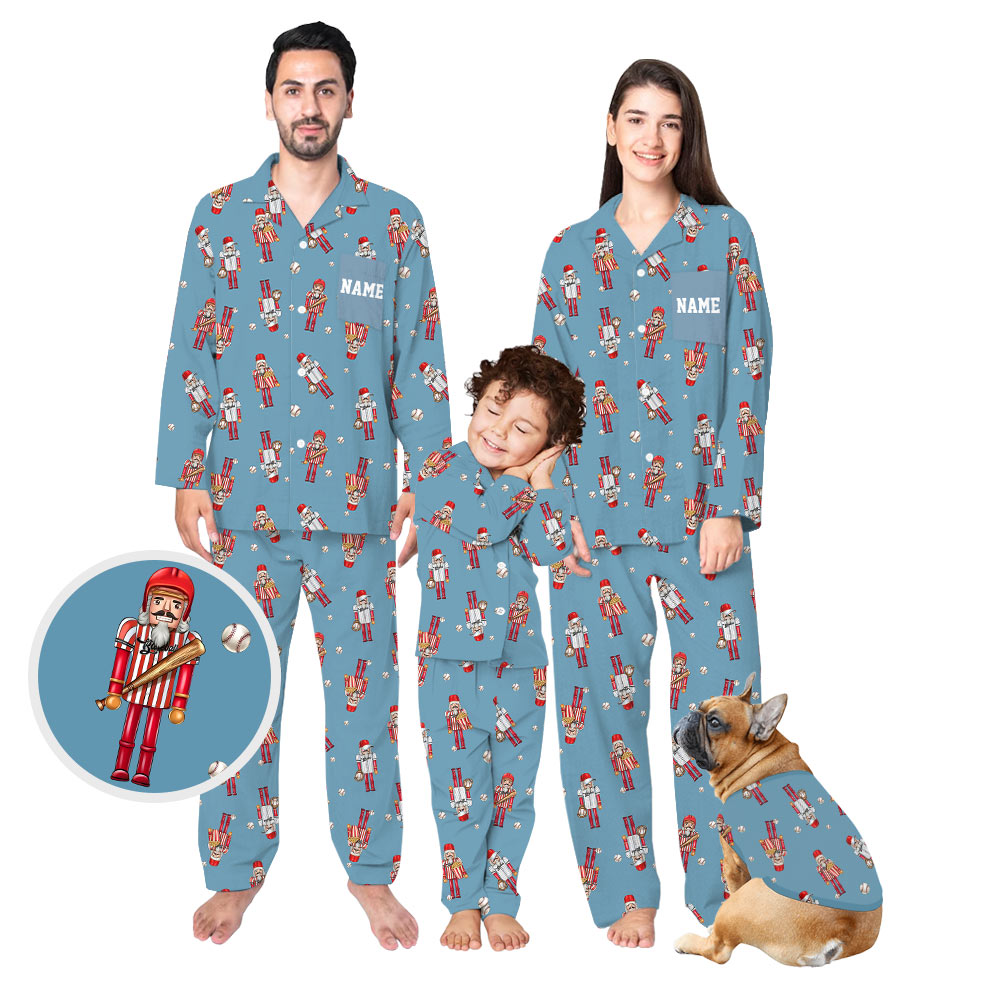 Exciting The Nutcracker Blue Family Pajamas Exciting The Nutcracker Blue Family Pajamas