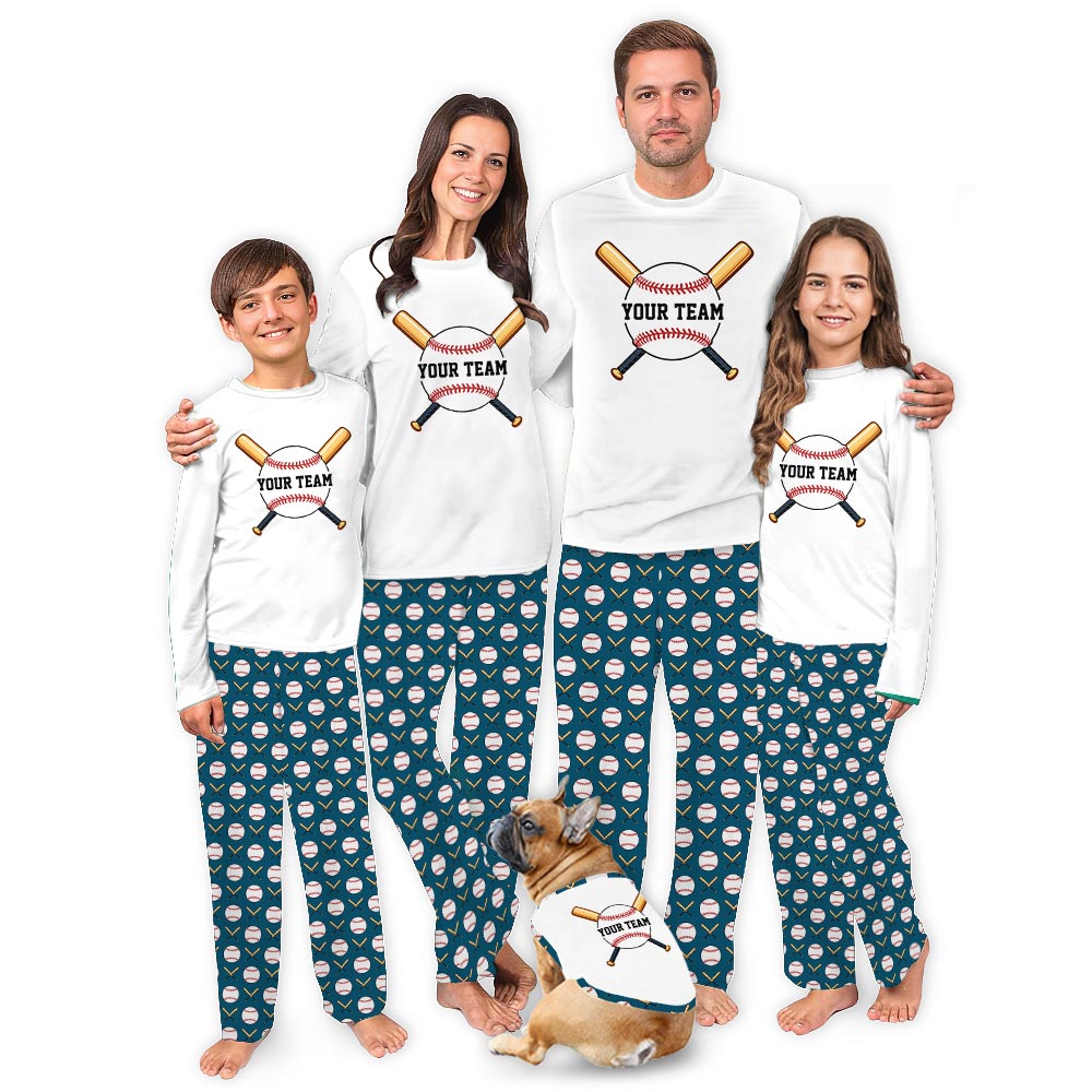 Home Run Holiday Personalized Christmas PJs for the Whole Family Home Run Holiday Personalized Christmas PJs for the Whole Family
