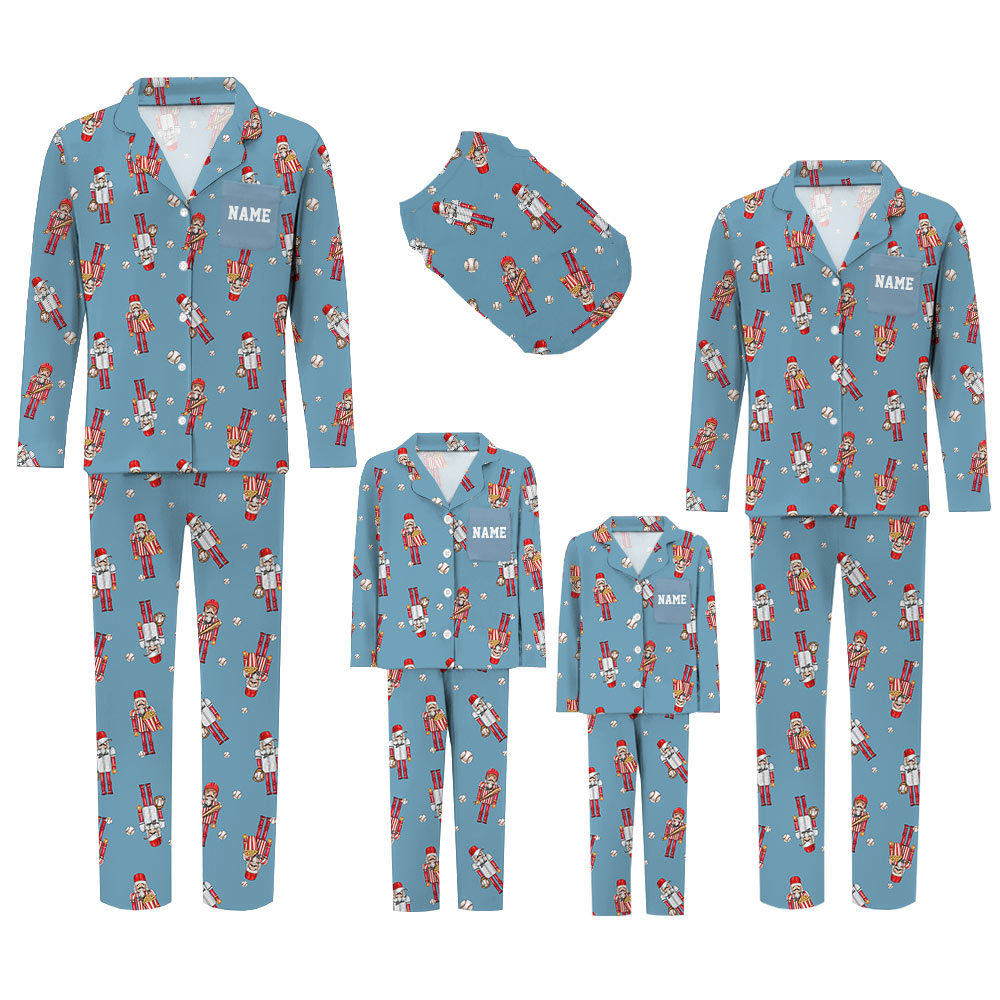 Exciting The Nutcracker Blue Family Pajamas Exciting The Nutcracker Blue Family Pajamas