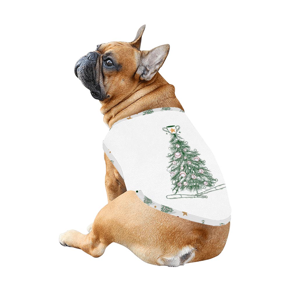 Baseball Christmas Tree Matching Family Pajamas for You and Dog Baseball Christmas Tree Matching Family Pajamas for You and Dog