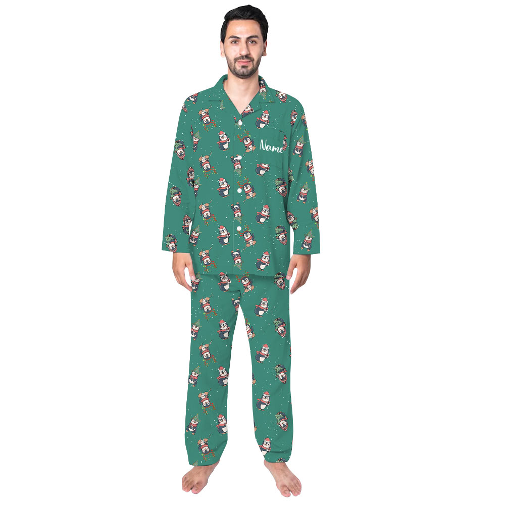 Funny Penguin Christmas Pajamas Funny Penguin Christmas Pajamas