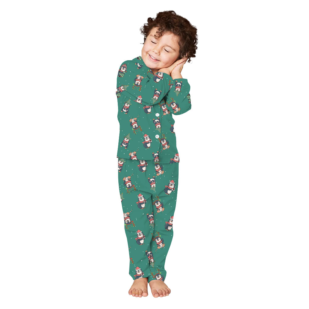 Funny Penguin Christmas Pajamas Funny Penguin Christmas Pajamas