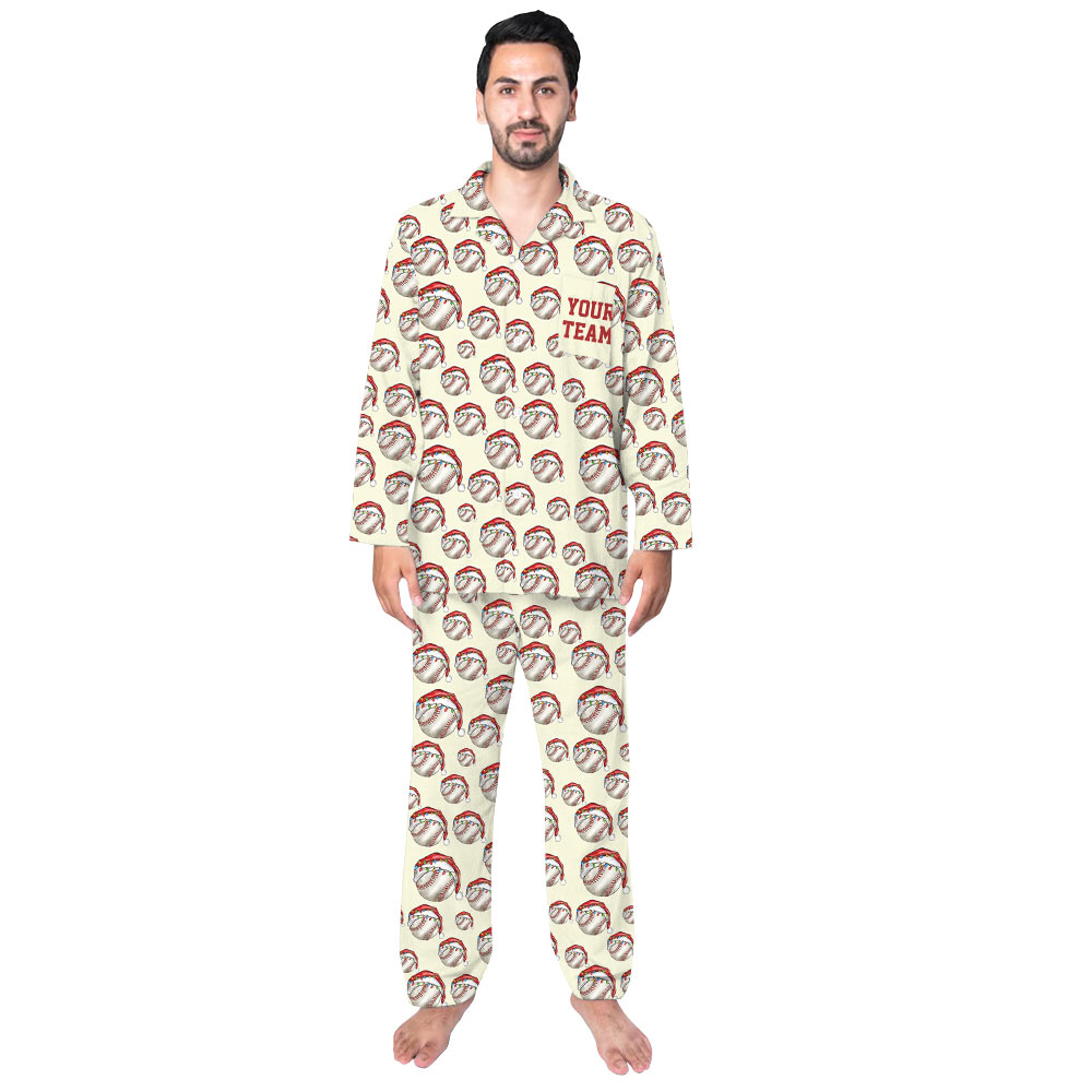 Obsession Baseball Christmas Family Pajamas And Dog