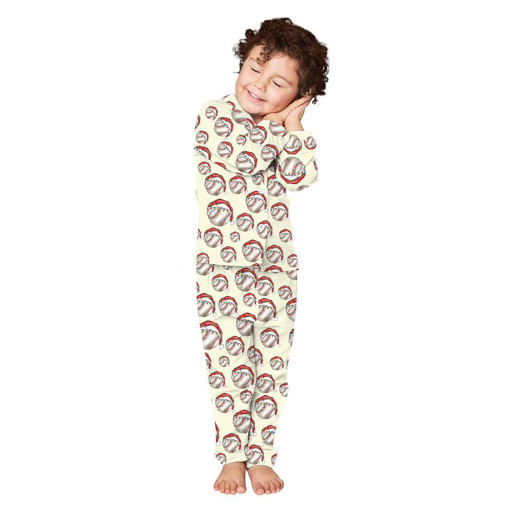 Obsession Baseball Christmas Family Pajamas And Dog