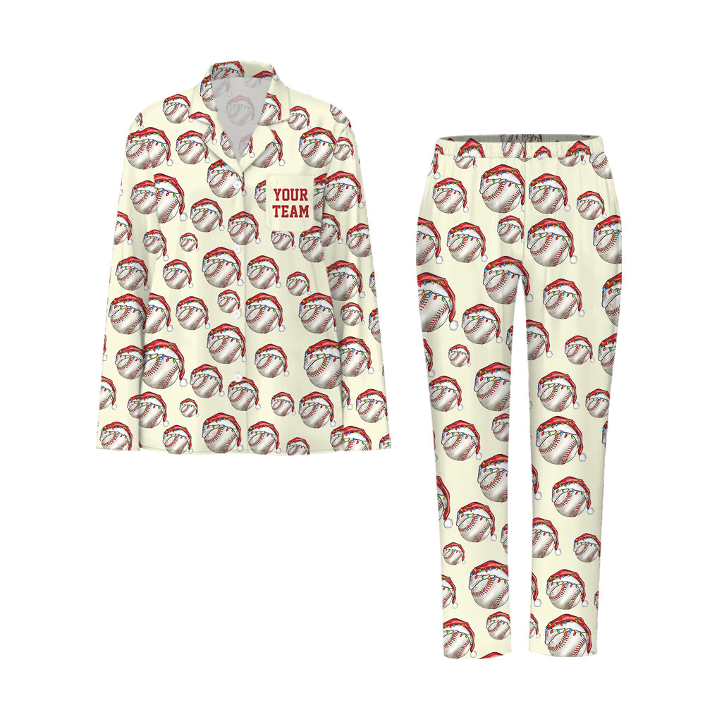Obsession Baseball Christmas Family Pajamas And Dog