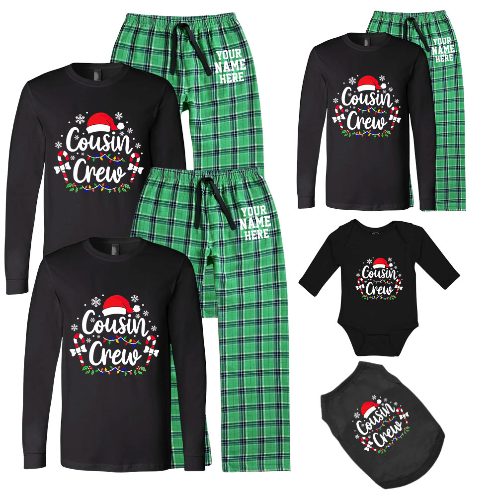 Cousin Crew Matching Cotton Family Christmas Pajamas Cousin Crew Matching Cotton Family Christmas Pajamas