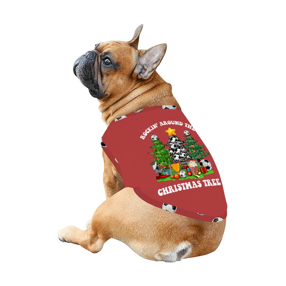 Soccer Rockin’ Around The Christmas Tree Family Christmas PJs Including Dog Soccer Rockin’ Around The Christmas Tree Family Christmas PJs Including Dog