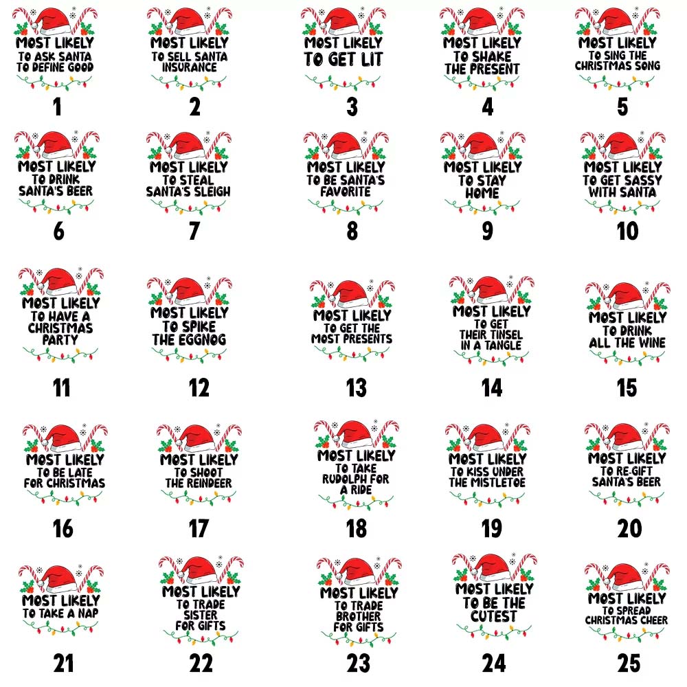 Most Likely To Christmas Pajamas Family 100 Cotton Most Likely To Christmas Pajamas Family 100 Cotton