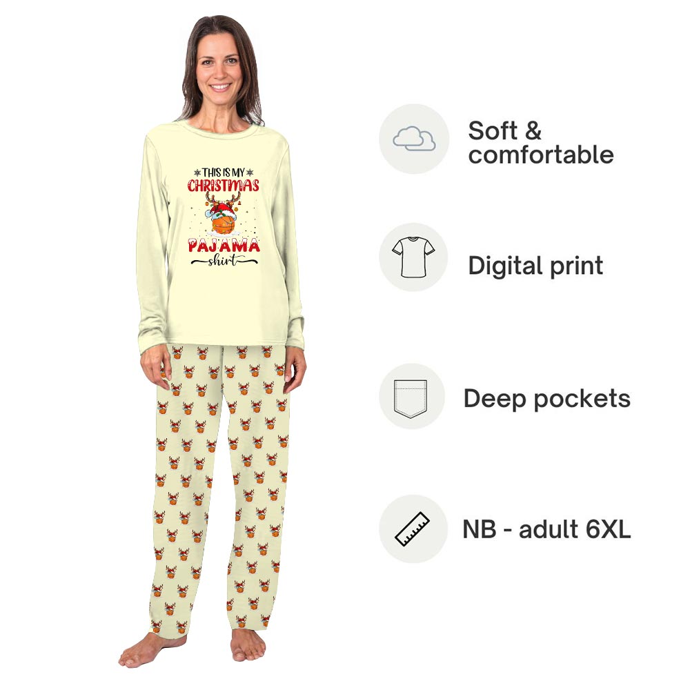 This is My Christmas Basketball Shirt Family And Dog Christmas Pyjamas This is My Christmas Basketball Shirt Family And Dog Christmas Pyjamas