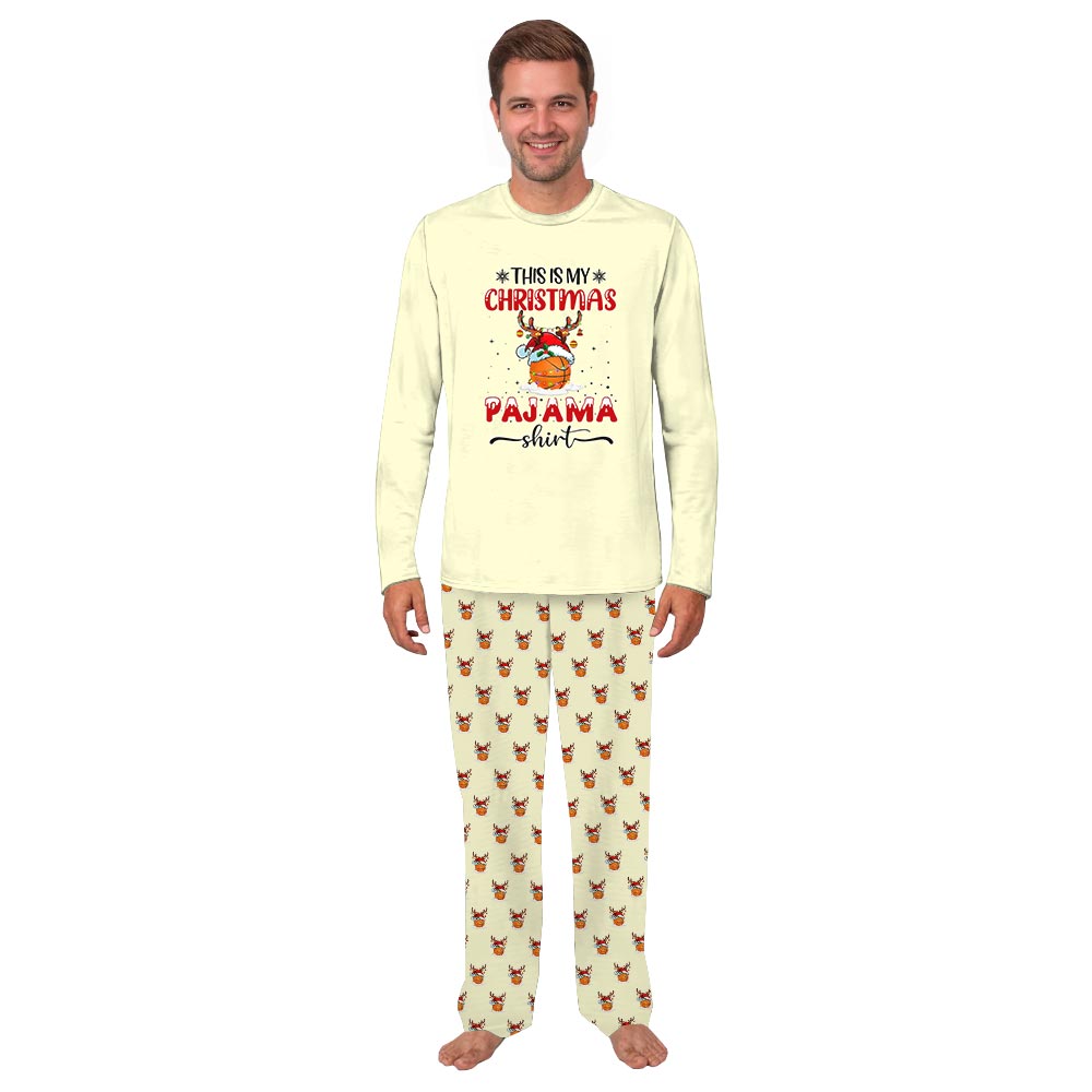 This is My Christmas Basketball Shirt Family And Dog Christmas Pyjamas This is My Christmas Basketball Shirt Family And Dog Christmas Pyjamas