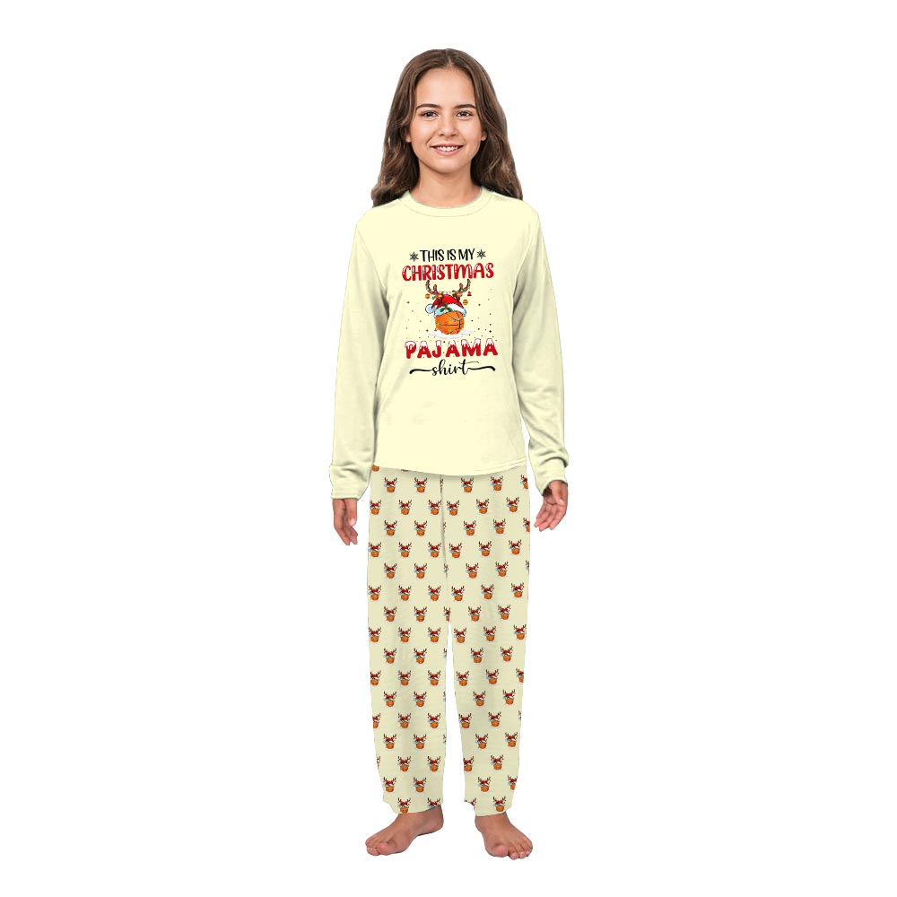 This is My Christmas Basketball Shirt Family And Dog Christmas Pyjamas This is My Christmas Basketball Shirt Family And Dog Christmas Pyjamas