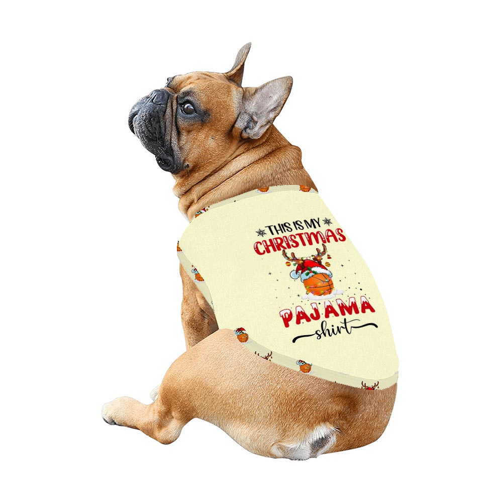 This is My Christmas Basketball Shirt Family And Dog Christmas Pyjamas This is My Christmas Basketball Shirt Family And Dog Christmas Pyjamas