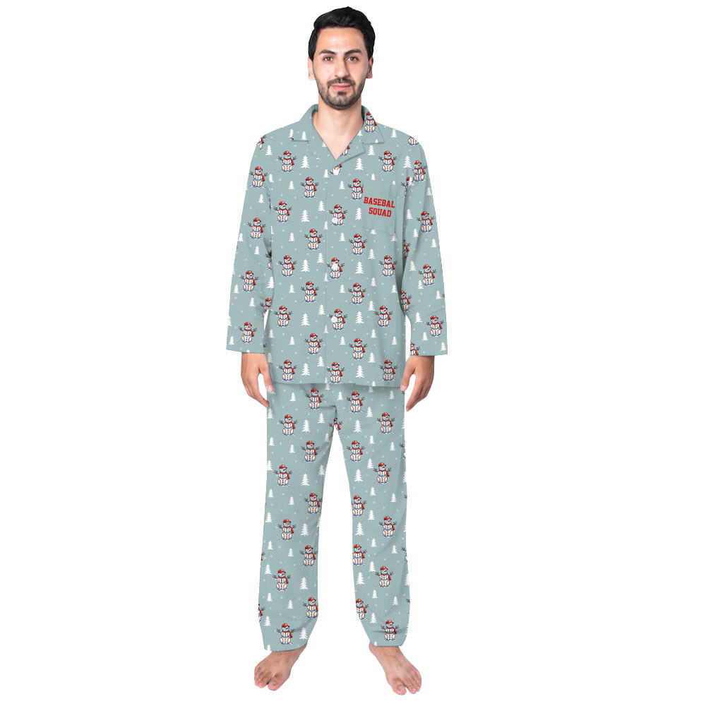 Special Snowman Baseball Matching Family Jammies Special Snowman Baseball Matching Family Jammies