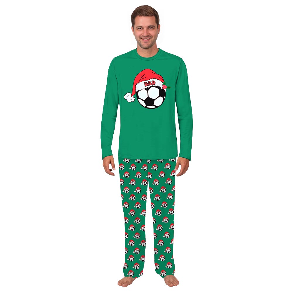 Personalized Family Holiday Pajamas for Soccer Lovers Personalized Family Holiday Pajamas for Soccer Lovers