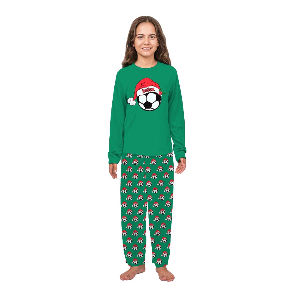 Personalized Family Holiday Pajamas for Soccer Lovers Personalized Family Holiday Pajamas for Soccer Lovers